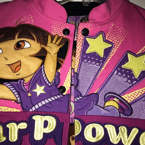 Dora Power Girls Jacket Size XL - Picture 2 of 7